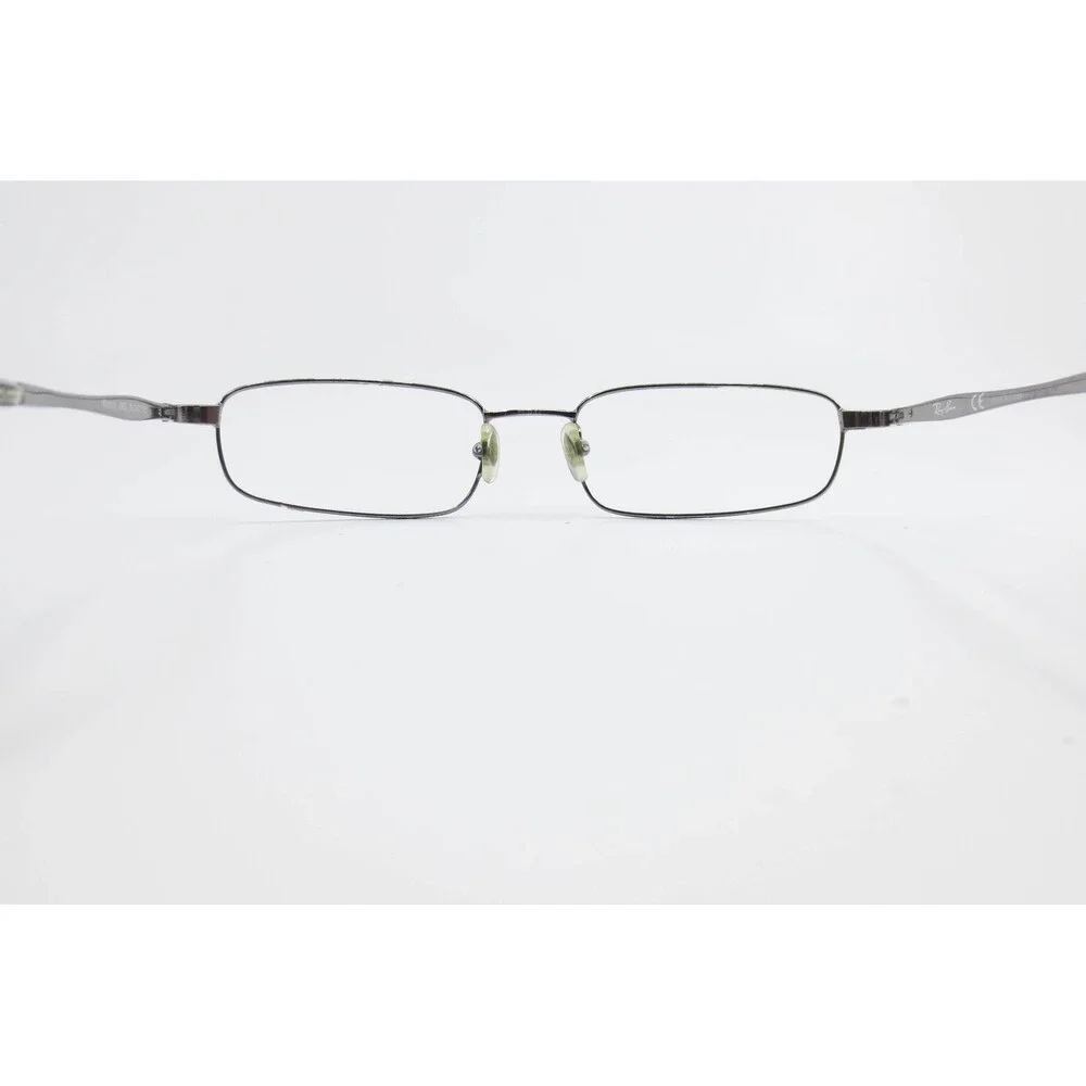 Ray-Ban RB 6116 2502 Gunmetal Rectangular Metal Eyeglasses Frames 51-17-135